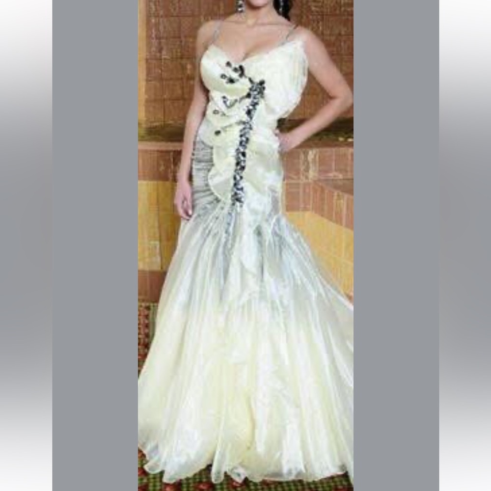 Blush prom pageant dress